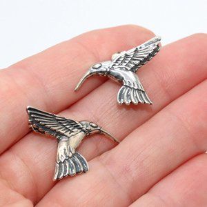 Vintage Sterling Silver Humminbird signed Kabana C